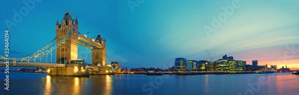 Obraz Tower Bridge i Southwark.