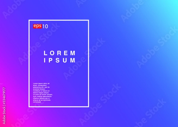 Obraz Abstract blurred gradient mesh background