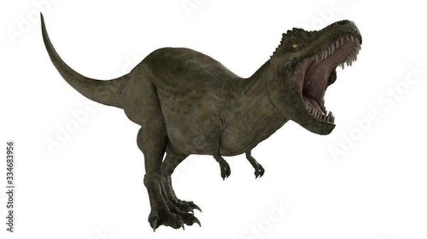 Fototapeta 3d rendered t-rex tyrannosaurus rex