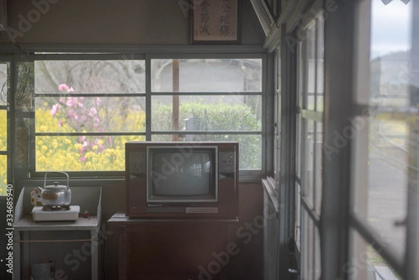 Obraz レトロな駅舎