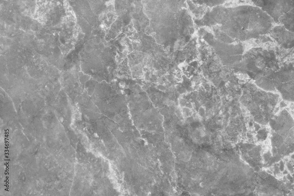 Fototapeta Dark grey marble floor texture background with high resolution, counter top view of natural tiles stone in seamless glitter pattern and luxurious.