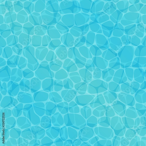 Obraz 透明感のある水のシームレスなパターン[グラデーション]