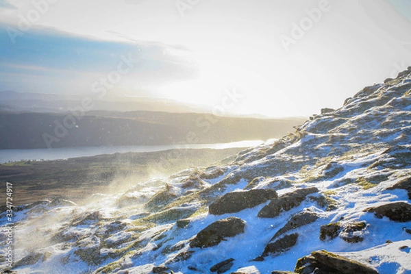Obraz snow-covered mountain