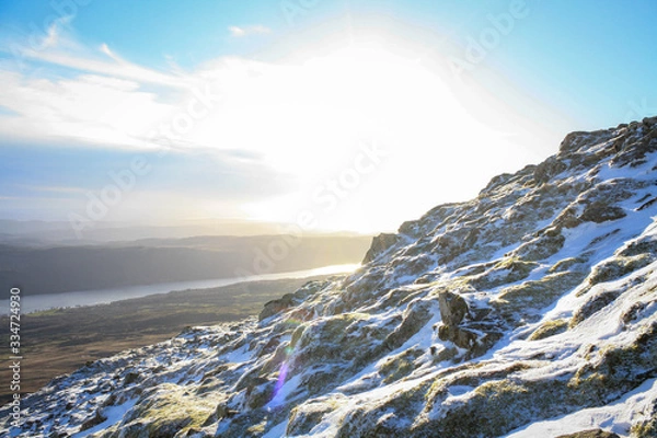 Obraz snow covered mountains