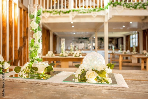 Obraz wedding bouquet on the table