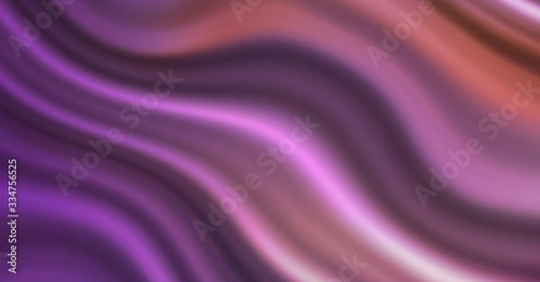 Fototapeta Abstract background with curved lines. Colorful illustration in abstract style with gradient. Vibrant wave pattern with striped texture.