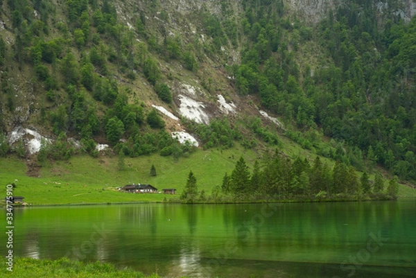 Obraz Konigssee farm building