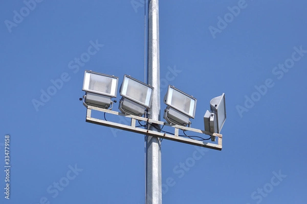 Obraz Flood Light with blue sky