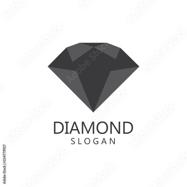 Obraz Diamond  jewelry Logo Template vector icon illustration design