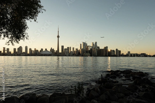 Obraz Toronto skyline at sunset