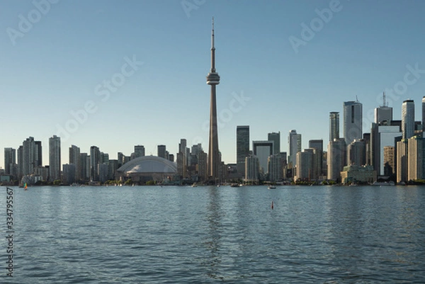Obraz Toronto skyline in summer from Toronto Island