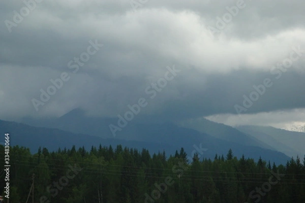 Obraz sunset in mountains