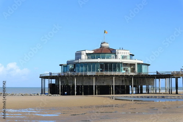 Fototapeta Seebrücke in Blankenberge
