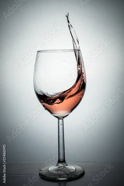 Obraz Red wine splash