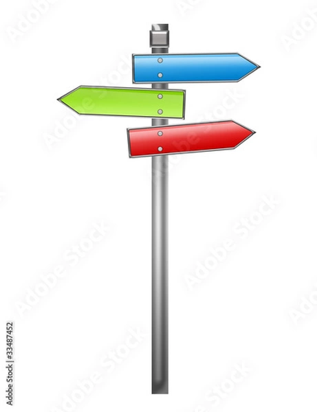 Obraz direction sign