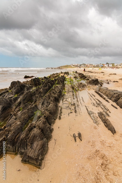 Obraz Cloudy morning in La Pedrera