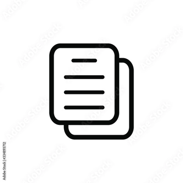 Fototapeta Document icon template