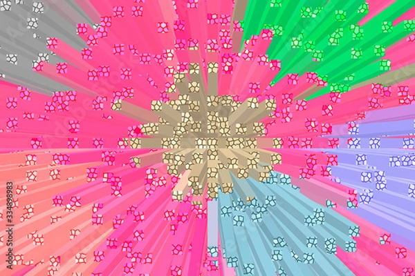 Fototapeta explosion decoration 