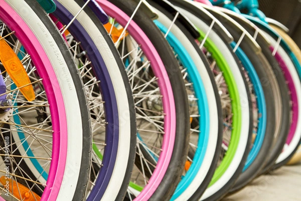Obraz Colorfull wheels