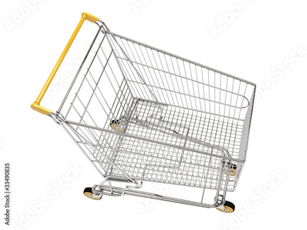 Obraz Shopping carts isolated