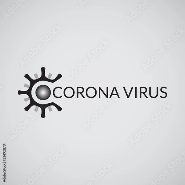 Obraz corona virus vector illustration