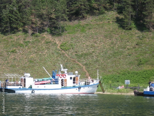 Obraz Лодка на причале