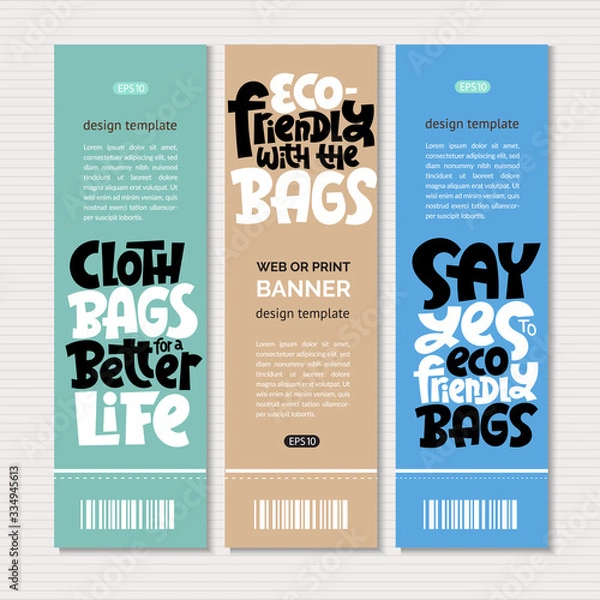 Obraz Keep bag Lettering