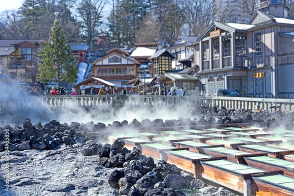 Obraz 温泉街　草津温泉