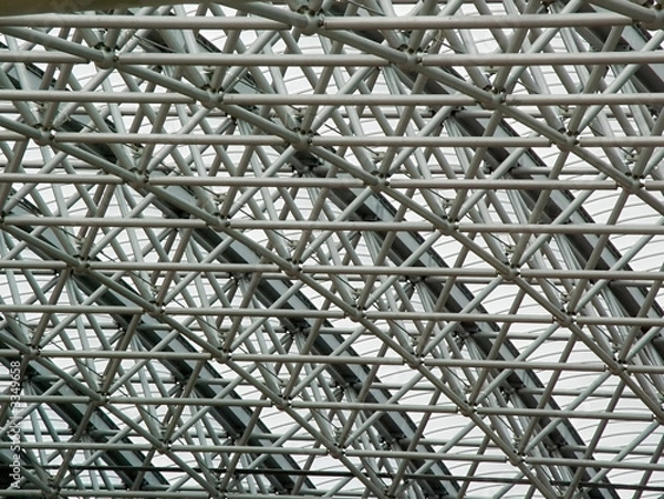 Fototapeta background - a trellised roof