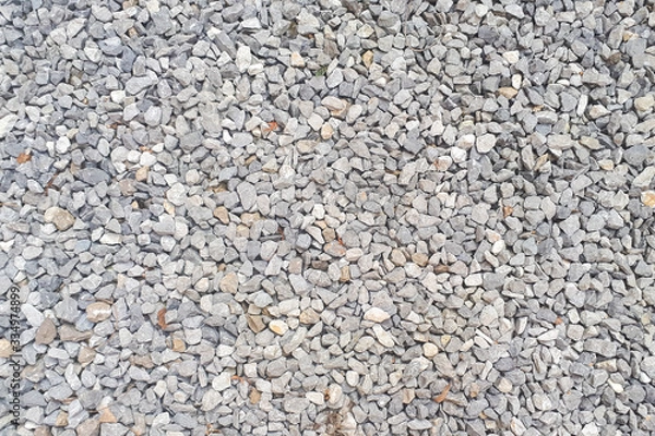 Obraz stone background, dark gravel pebbles stone texture