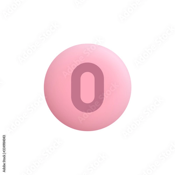 Fototapeta Zero -  Modern App Button