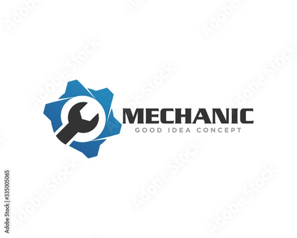 Fototapeta Automotive and Mechanic Logo Icon Design Vector