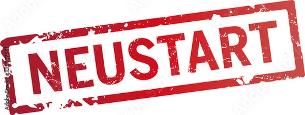 Fototapeta czerwony znaczek restart