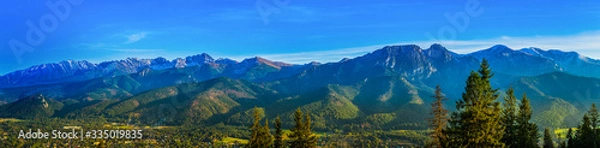 Obraz Tatry panorama. Giewont