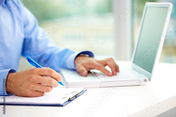 Fototapeta Written work