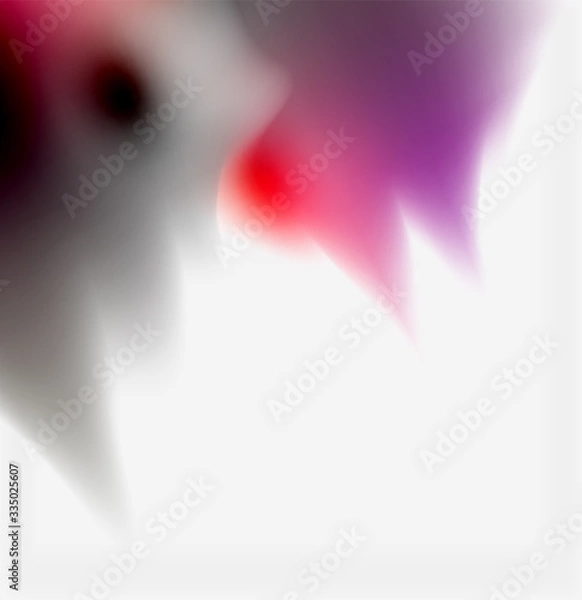 Fototapeta Liquid fluid color splashes abstract background, bright colorful shapes. Techno futuristic vector abstract background For Wallpaper, Banner, Background, Card, Book Illustration, landing page