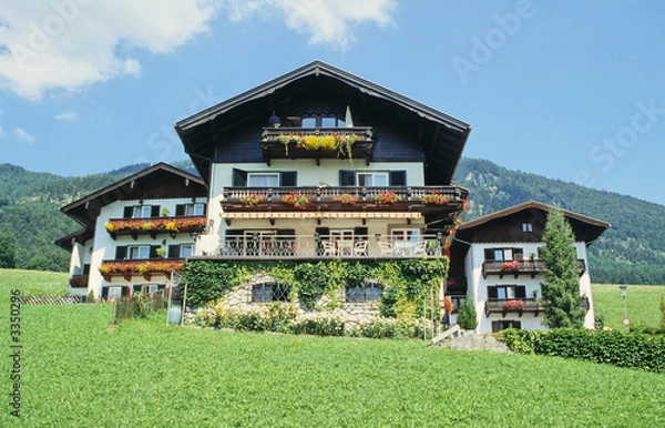 Fototapeta austrian houses-1