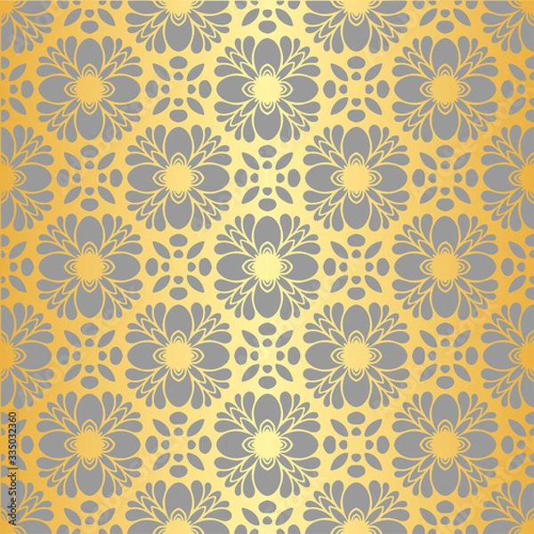 Obraz Art deco gold color pattern, luxury texture