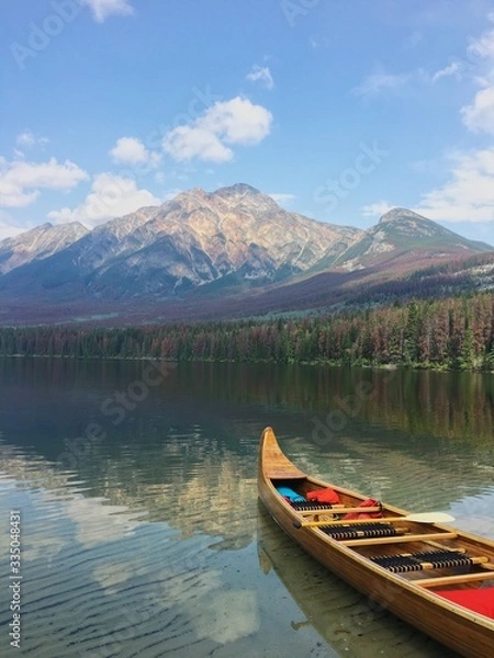 Obraz Canoe on Pyramid Lake 