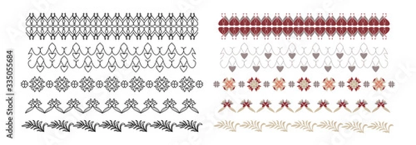 Obraz Frieze, Border. Decorative element. Vector.