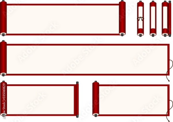 Fototapeta 巻物のイラスト素材集