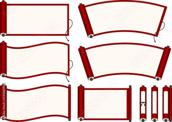 Fototapeta 巻物のイラスト素材集