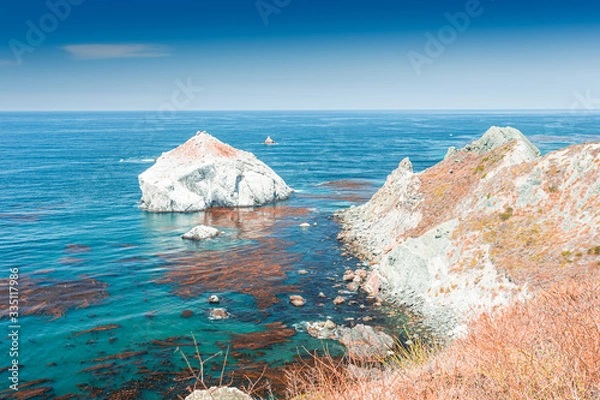 Obraz A beautiful View in  Califórnia coast - Big Sur, Condado de Monterey, Califórnia