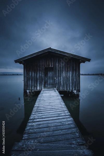Fototapeta Bootshaus Kochel 2