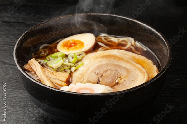 Fototapeta 醤油ラーメン