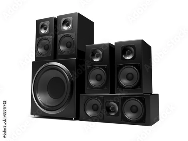 Fototapeta speakers