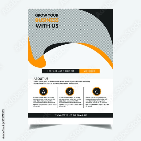 Obraz Creative Custom Business Flyer Template