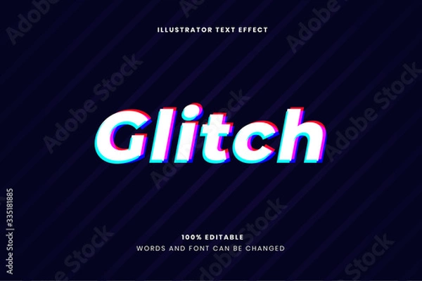 Obraz Editable text effect