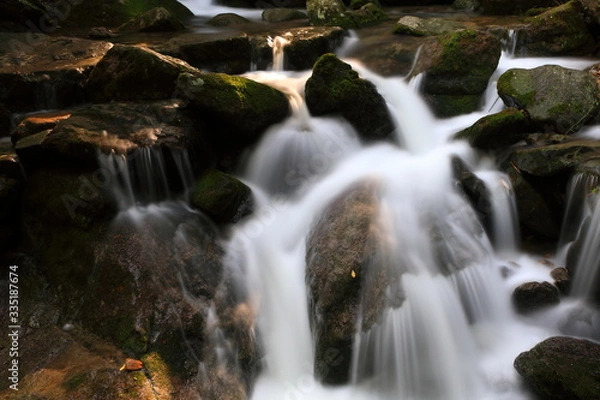 Fototapeta 폭포 장노출 사진