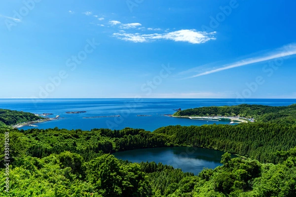 Fototapeta 【秋田県男鹿半島】八望台から眺める日本海の絶景